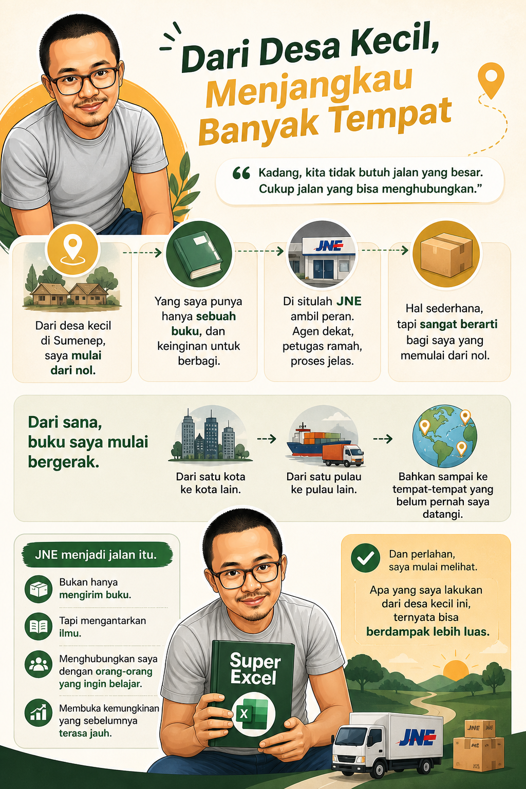 Daari Desa kecil Menjangkau banyak Tempat